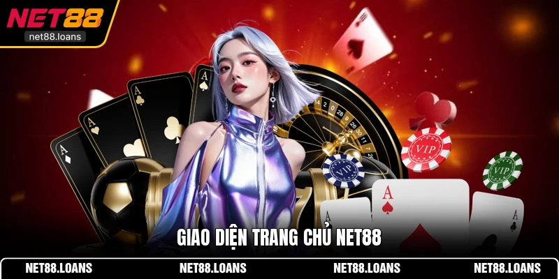 Giao diện trang chủ NET88